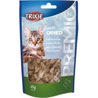 Trixie PREMIO Freeze Dried Chicken Hearts Куриные сердечки лакомство для кошек 25 г (42756)